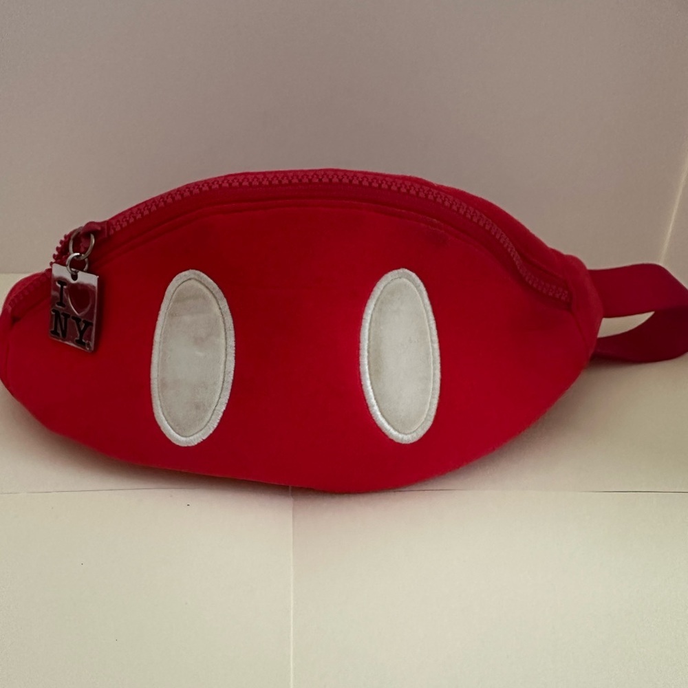 Disney Fanny Pack Bag Times Square Disney Store NY MM Ears Rare! Pre owned